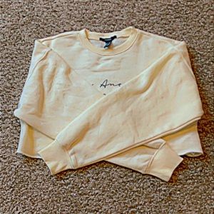 | sweater | Forever 21 | S | yellow bage ish |